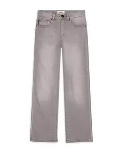 Прямые джинсы Benji для мальчиков, из выстиранного серого трикотажа - для детей постарше. Dl1961, серый