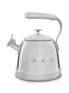 Чайник со свистком Smeg, серый