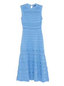 Трикотажное платье Maje, синий