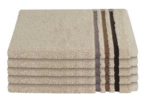 Набор полотенец Schiess шт Skyline Color 5-teilig, 30x1x50 см, бежевый