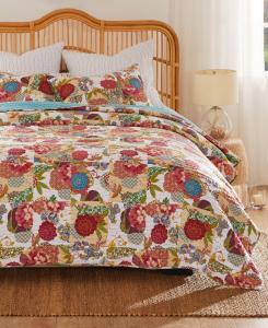 Комплект постельного белья Jewel из 3 предметов, размер King Greenland Home Fashions, White