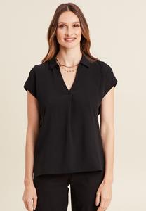 Блуза Breal MIT KURZEN ÄRMELN, Noir/Black