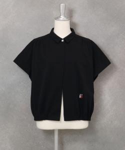 Футболка с коротким рукавом из смесовой хлопковой ткани Studio Picone, цвет Black (001)