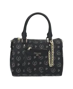 Сумка Heritage в переиздании. Pollini, черный