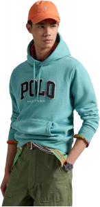Мужская флисовая толстовка с длинным рукавом и принтом POLO RALPH LAUREN, Deep Seafoam
