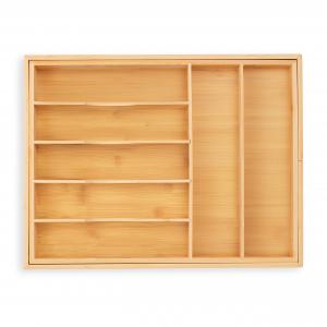 Ящик для столовых приборов Relaxdays, светло-коричневый