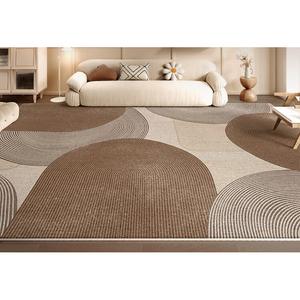 Budis Ковер 140х200 см из водостойкого шелка в древнем стиле Meilade для гостиной/спальни, европейская легкая роскошь, цвет Yuanye Xian Brown, версия 3.0