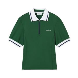 Женская поло LACOSTE, зеленый