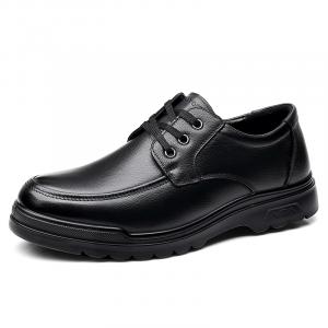 Мужские повседневные кроссовки Sonno низкие черно-коричневые с коричневой флисовой подкладкой