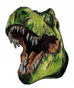 Деревянный пазл для взрослых Цвета Динозавр А5 Pan i Pani Gadżet