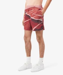 Плавки с принтом теннисного матча