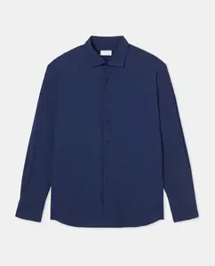 Мужская классическая рубашка повседневного кроя больших размеров Mirto, темно-синий