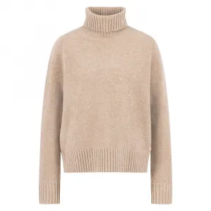 Свитер с высоким воротником Fynch Hatton 25097440, бежевый