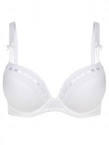 SUSA Бюстгальтер Push-up 'Wiesn-Zauber' в белом цвете
