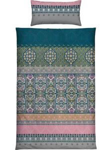 Erwin Müller Постельное белье Mako из атласа синего цвета