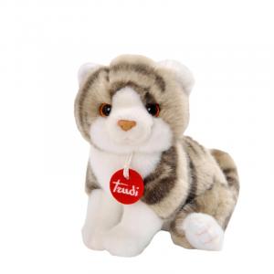 Коллекционная кукла Cat Collection Dolls плюшевая кукла высота 23см длина 19см TRUDI, Tabby cat