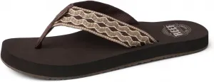 Мужские шлепанцы REEF Smoothy, коричневый