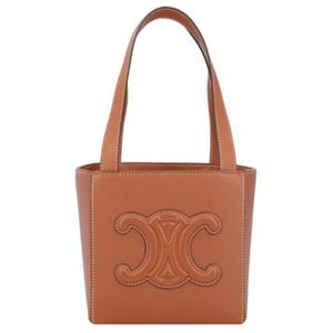 Cuir Triomphe гладкая коровья кожа сумка-шоппер, тоут, женская сумка через плечо цвета таун CELINE, Set (Bag+Dust Bag)