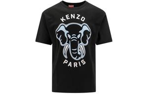 Футболка мужская Kenzo с принтом слона, черный