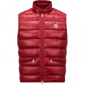 Утепленный жилет Gui Moncler, красный