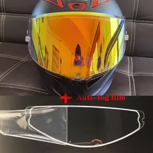 Защитные щитки для мотоциклетного шлема, 11 цветов, солнцезащитный козырек подходит для AGV PI-STA GP RR Corsa R GPR 70th Anniversary (комплект оранжевого цвета Revo), A Set of Revo Orange