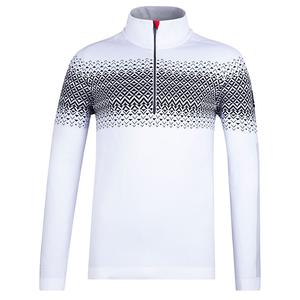 Мужской свитер Newland Beaver Creek с застежкой-молнией до середины груди., White/Black