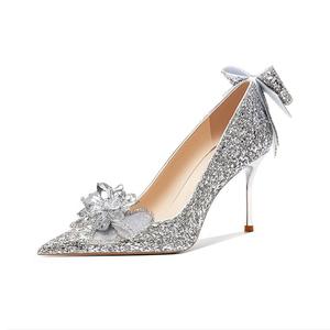 Туфли на высоком каблуке Ainer Cat Confessions Collection, женские, серебристые, 8 см Ainer-cat, Sparkling Star Silver