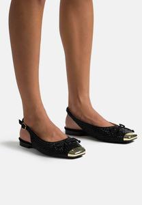 Туфли-лодочки с открытой пяткой Alma en Pena, черный