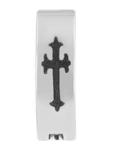 Adeliás Мужские серьги из нержавеющей стали серебристого цвета