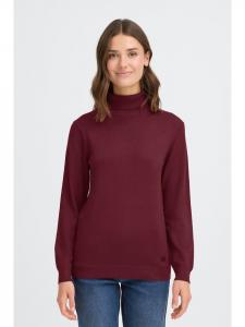 Oxmo Свитер с высоким воротником OXAida красного цвета