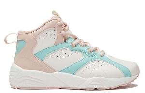 Баскетбольные кроссовки QU!KFOAM Basketball Shoes Women's Mid-Top White/Pink 361°