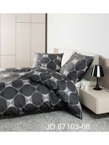 Постельное белье Janine Mako-Satin Cotton JD антрацитового цвета Janine, 135 x 200 + 80 x 80 см