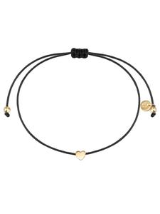 Glanzstücke München Браслет в форме сердца из стерлингового серебра с отделкой из желтого золота