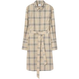 Женское платье с длинным рукавом Burberry, серо-коричневый