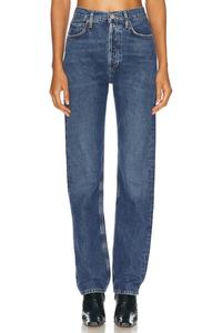 Джинсы 90-х с завышенной талией и прямым кроем Agolde, Control