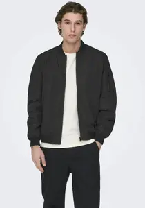 Блузон ONLY & SONS "ONSJOSHUA BOMBER OTW VD", черный