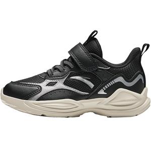 Antakids Легкие амортизирующие низкие детские кроссовки для бега, черные, серебристые, для детей 3–7 лет