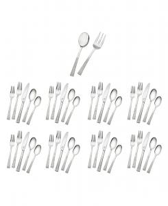 Набор столовых приборов Kingwood из нержавеющей стали 18/10, 42 предмета, на 8 персон ZWILLING, серебро