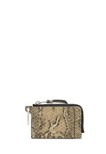 Кошелек AllSaints REMY SNAKE, Desert White/Off-White