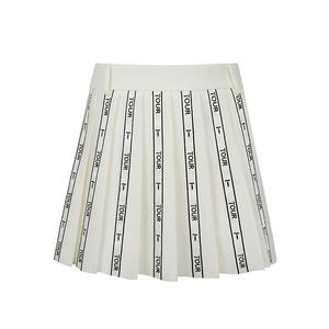 Футболка Casual "EUROPEAN TOUR" с короткими юбками, белая