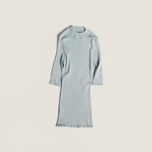 Шелковый свитер с воротником-стойкой MIU MIU, астро