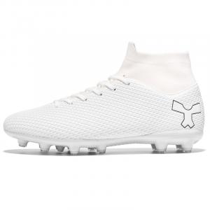 BIANSULONG Футбольные бутсы FG с длинными шипами TF с резиновыми сломанными шипами амортизирующие противоскользящие износостойкие унисекс Silver-Turf, цвет Silver-Turf