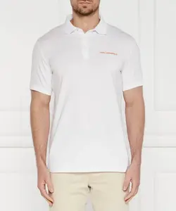 Футболка поло Regular fit Karl Lagerfeld, белый