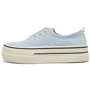 BASTO Дышащие женские кэны низкие голубые, цвет Light Blue