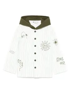 Куртка с капюшоном и принтом Stella McCartney Kids, белый
