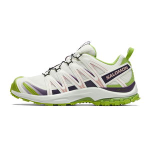 SALOMON Кроссовки для походов XA PRO 3D Low Top унисекс, белые, зеленые