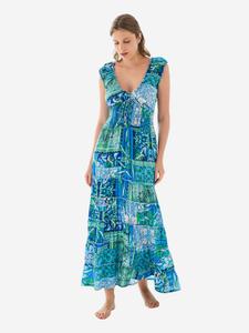 Платье макси Женское платье синего цвета Goldenbay