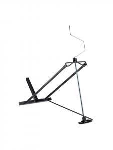 Relaxdays Подъемное устройство для газонокосилки черного цвета