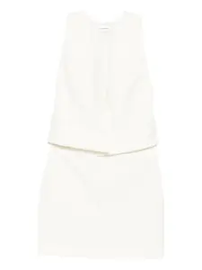 Многослойное платье без рукавов THE ANDAMANE, белый