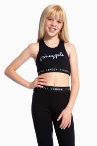 Укороченный топ со сценарием Pineapple, черный